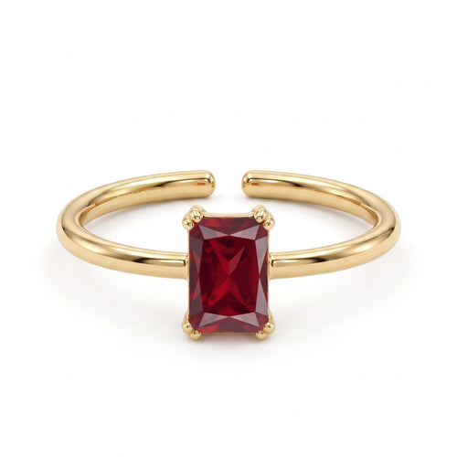 Adjustable BirthStone Ring "Elia"
