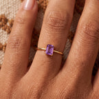 Adjustable BirthStone Ring "Elia"
