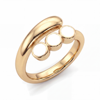 Adjustable BirthStone Ring "Lyra"