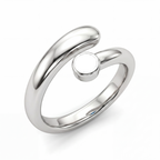 Adjustable BirthStone Ring "Lyra"